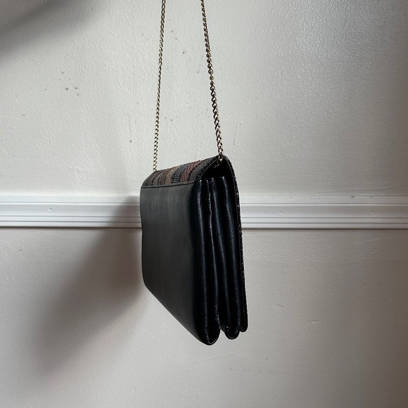 Vintage Biller Leather Bag Snakeskin Crossbody Chain Shoulder Strap Handbag - Picture 7 of 17